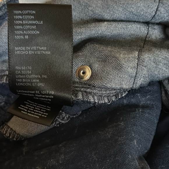 BDG Hi-Rise Baggy Blue Corduroy Pants Urban Outfitters Sz 28 - Picture 8 of 9